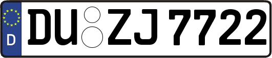 DU-ZJ7722