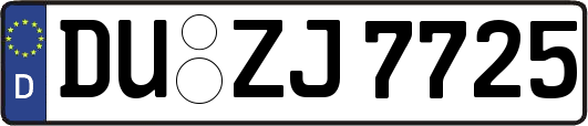 DU-ZJ7725