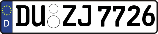 DU-ZJ7726