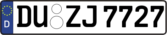 DU-ZJ7727