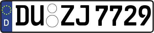 DU-ZJ7729