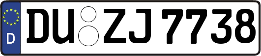 DU-ZJ7738