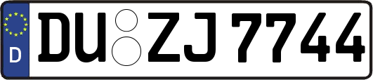 DU-ZJ7744