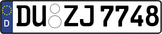 DU-ZJ7748