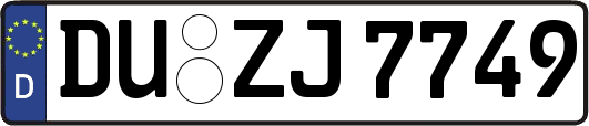 DU-ZJ7749