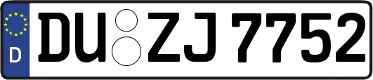 DU-ZJ7752