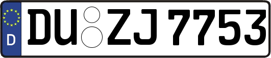 DU-ZJ7753
