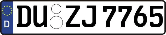 DU-ZJ7765