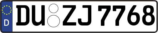 DU-ZJ7768