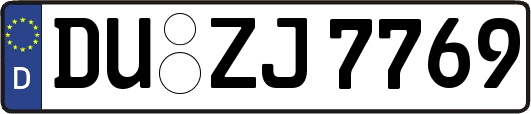 DU-ZJ7769