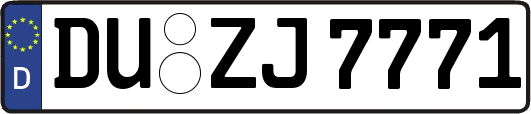 DU-ZJ7771