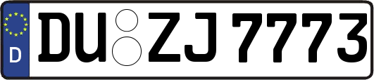 DU-ZJ7773