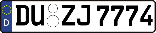 DU-ZJ7774