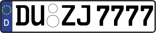 DU-ZJ7777