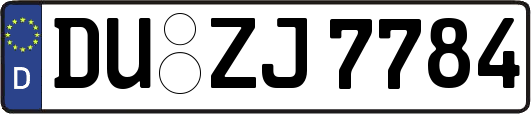DU-ZJ7784