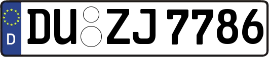 DU-ZJ7786