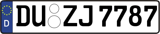 DU-ZJ7787