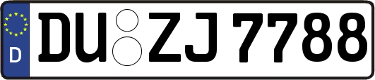 DU-ZJ7788