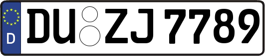 DU-ZJ7789
