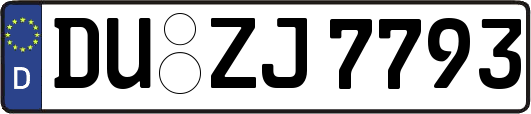 DU-ZJ7793