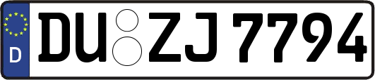 DU-ZJ7794