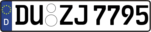 DU-ZJ7795