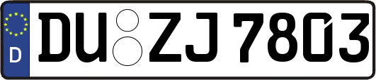 DU-ZJ7803