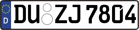DU-ZJ7804