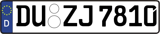 DU-ZJ7810