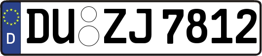DU-ZJ7812