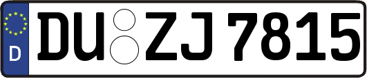 DU-ZJ7815