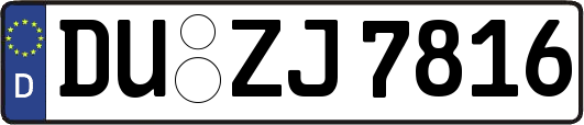 DU-ZJ7816