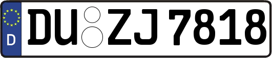 DU-ZJ7818