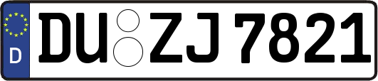 DU-ZJ7821
