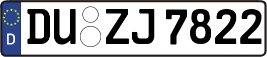 DU-ZJ7822