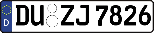 DU-ZJ7826