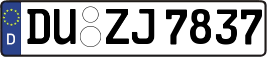 DU-ZJ7837