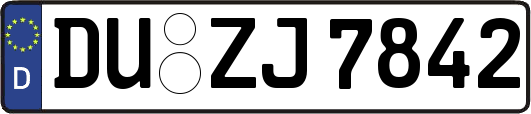 DU-ZJ7842