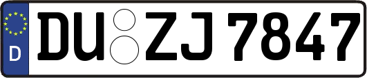 DU-ZJ7847