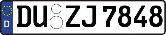 DU-ZJ7848