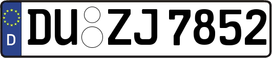 DU-ZJ7852