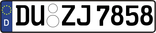 DU-ZJ7858