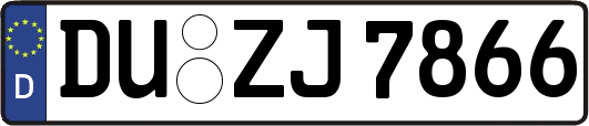 DU-ZJ7866
