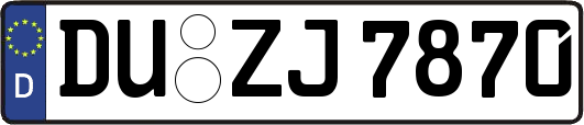DU-ZJ7870