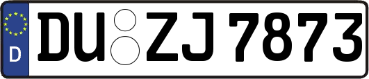 DU-ZJ7873