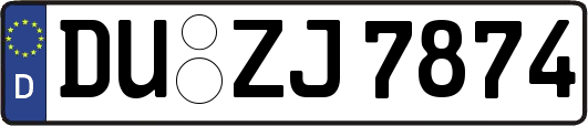 DU-ZJ7874