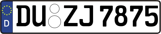 DU-ZJ7875