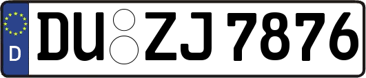 DU-ZJ7876