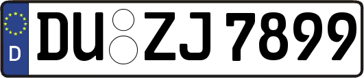 DU-ZJ7899