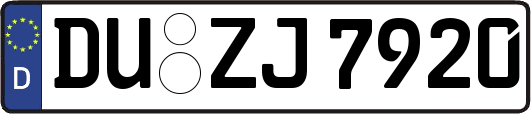 DU-ZJ7920